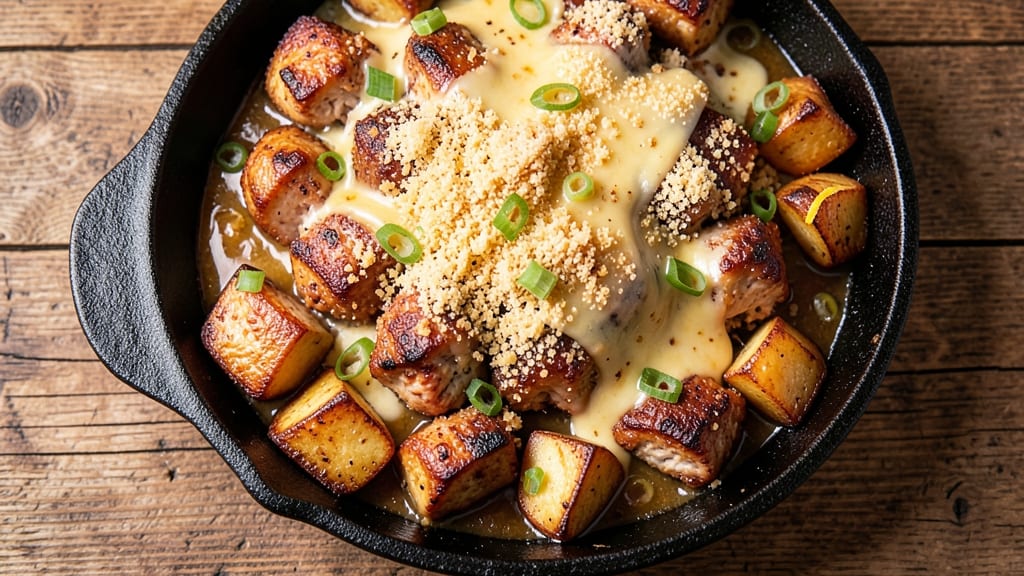 Applebee's Sizzling Chicken Skillet Recipe: Crispy-Breaded Bites with Cheesy Melty Layers