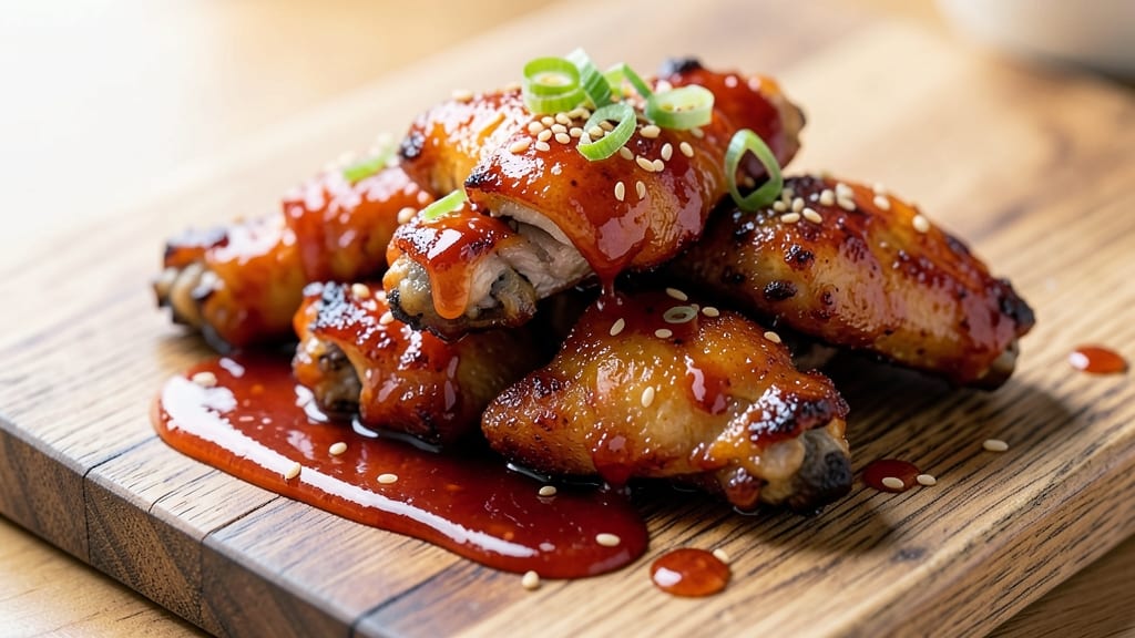 Baked Korean Chicken Wings Recipe: Glossy Soy-Ginger Crust With Caramelized Edges