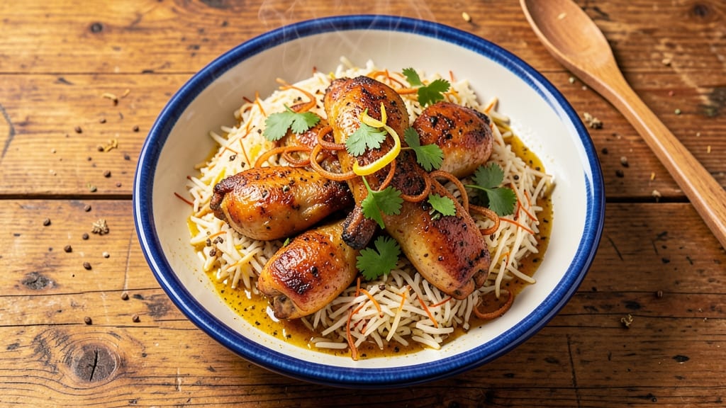 Afghani Chicken and Rice Recipe: Fragrant Saffron and Cardamom One-Pot Magic