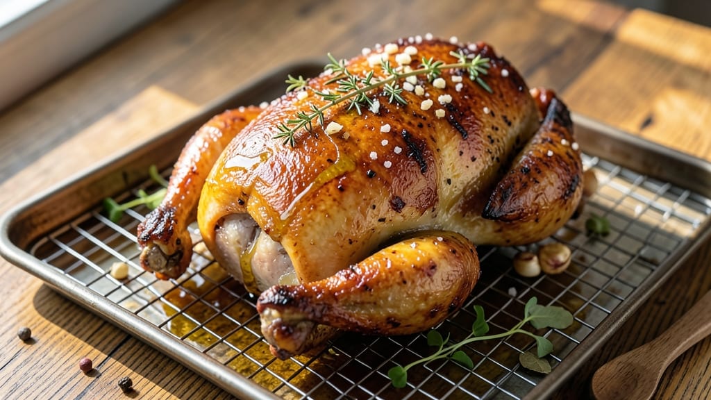 America's Test Kitchen Roasted Chicken Recipe: Juicy Core With Crispy, Golden Skin