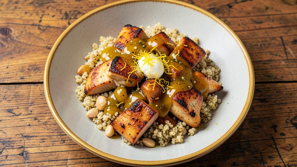 Applebee's Lemon Chicken With Quinoa Recipe: Zesty Tang and Fluffy Grains in One Pan