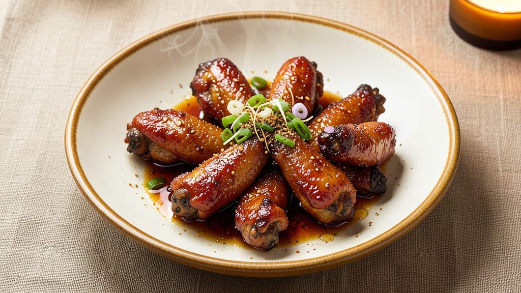Baked Chicken Wings Chinese Recipe: Five-Spice Glaze That Sticks Like Glue