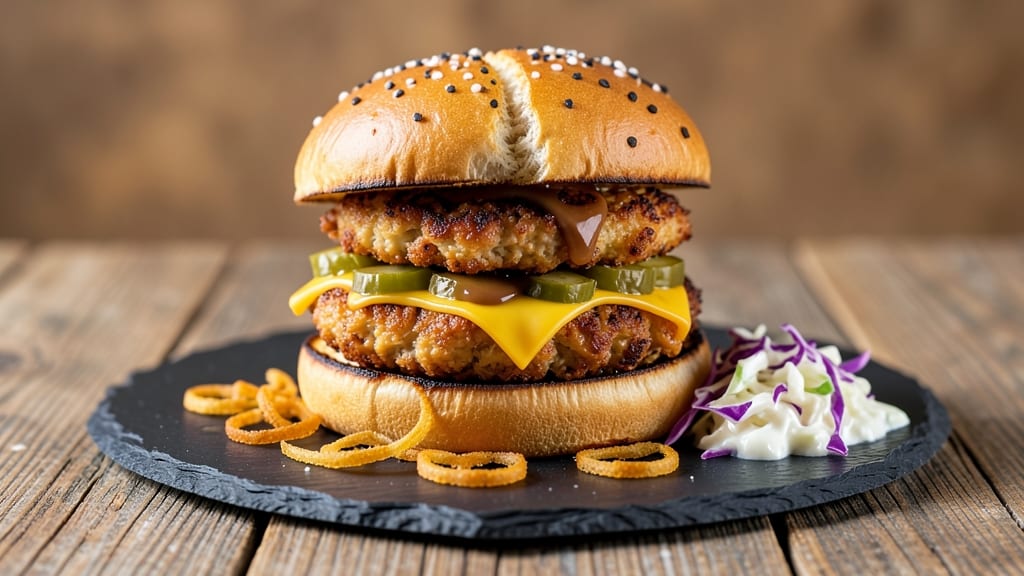 Air Fried Chicken Burger Recipe: Juicy Patties With Crispy Air-Crisp Coating