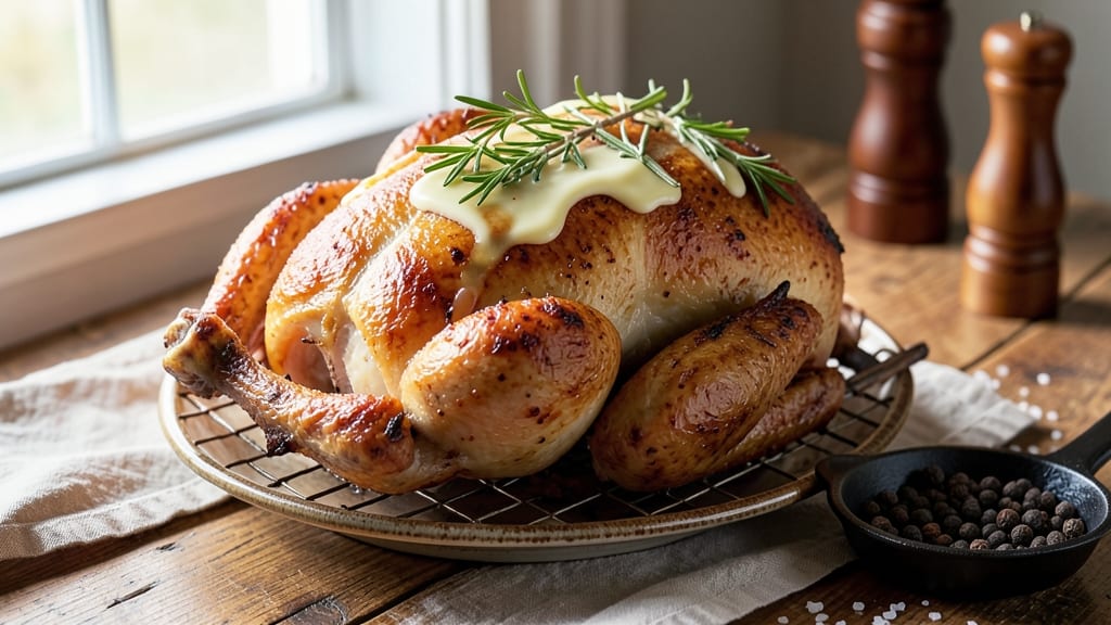 Alton Brown's Whole Roast Chicken Recipe: Crispy Skin, Juicy Meat, Foolproof Method