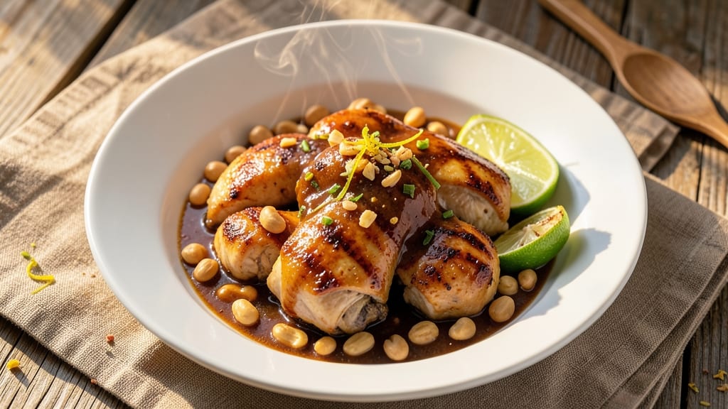 Baked Peanut Chicken Recipe: Crispy Crust With Nutty-Sweet Glaze
