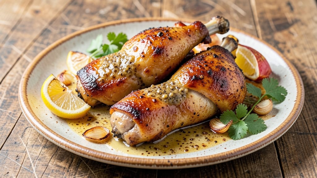 Baked Catalina Chicken Thighs Recipe: Smoky Garlic-Anchovy Crust with Creamy Herb Filling