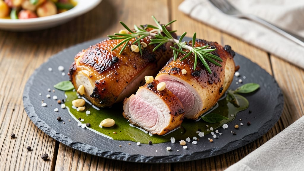 Baked Rosemary Chicken Leg Quarters Recipe: Herb-Infused Crispy Skin and Juicy Meat