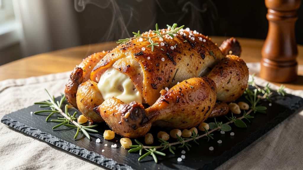 5-Star Roasted Chicken Recipe: Golden Crisp Skin and Juicy Core