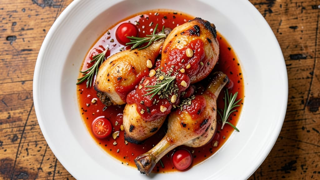 Baked Chicken Thighs in Tomato Sauce Recipe: Slow-Simmered Richness With Herbed Crust