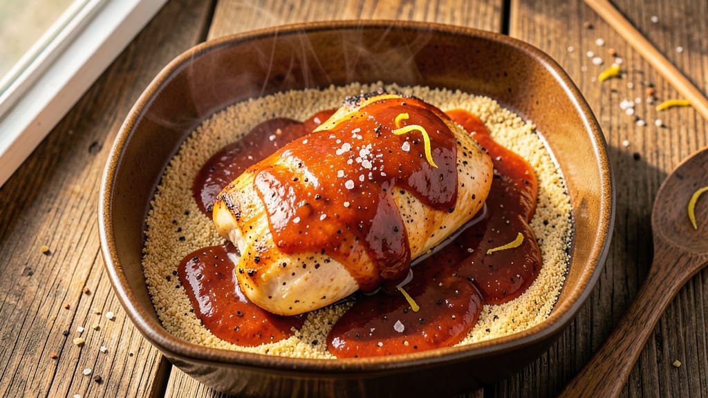 Baked Chicken Breast With Barbecue Sauce Recipe: Smoky-Glazed Crust That Stays Crispy