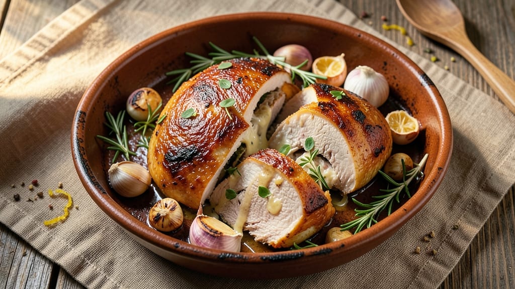 Baked Split Chicken Recipe: Juicy Golden Meat With Crispy Edges