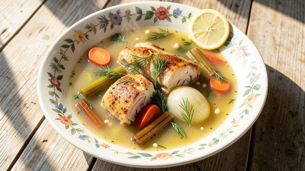 Authentic Greek Lemon Chicken Soup Recipe: Bright Citrus and Herb-Infused Comfort