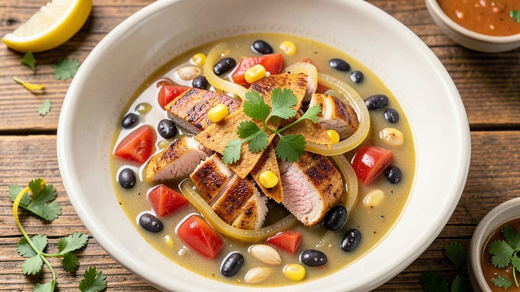 Basic Chicken Tortilla Soup Recipe: Zesty Lime and Cilantro Swirls in One Pot