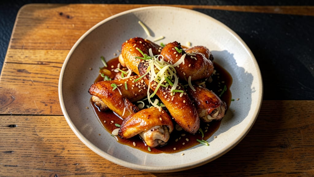Baked Chicken Wings With Honey Soy And Ginger Marinade Recipe: Glossy-Glaze Magic in 45 Minutes