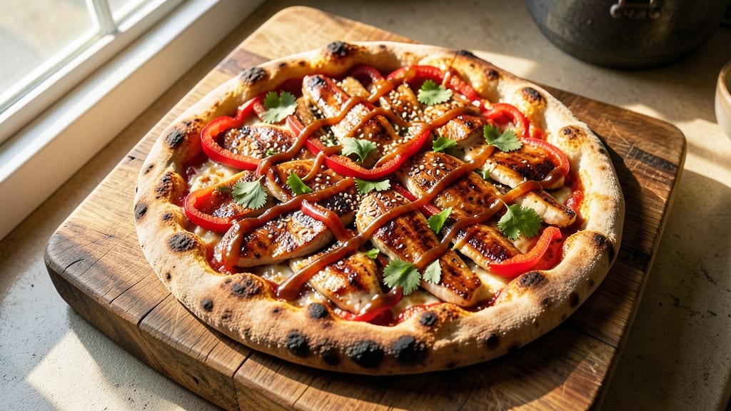 Asian Chicken Pizza Recipe: Umami-Packed Fusion With Crispy Crust