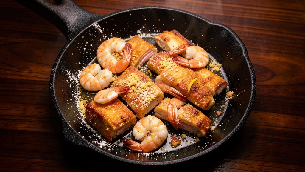 Applebee's Sizzling Chicken and Shrimp Recipe: Crispy-Breaded Bites with Spicy Cajun Kick