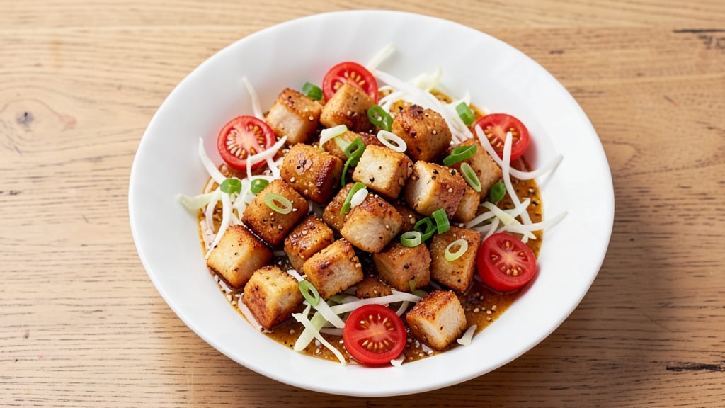 Applebee's Oriental Chicken Salad Copycat Recipe: Crunchy Peanut Dressing and Crispy Chicken Bites