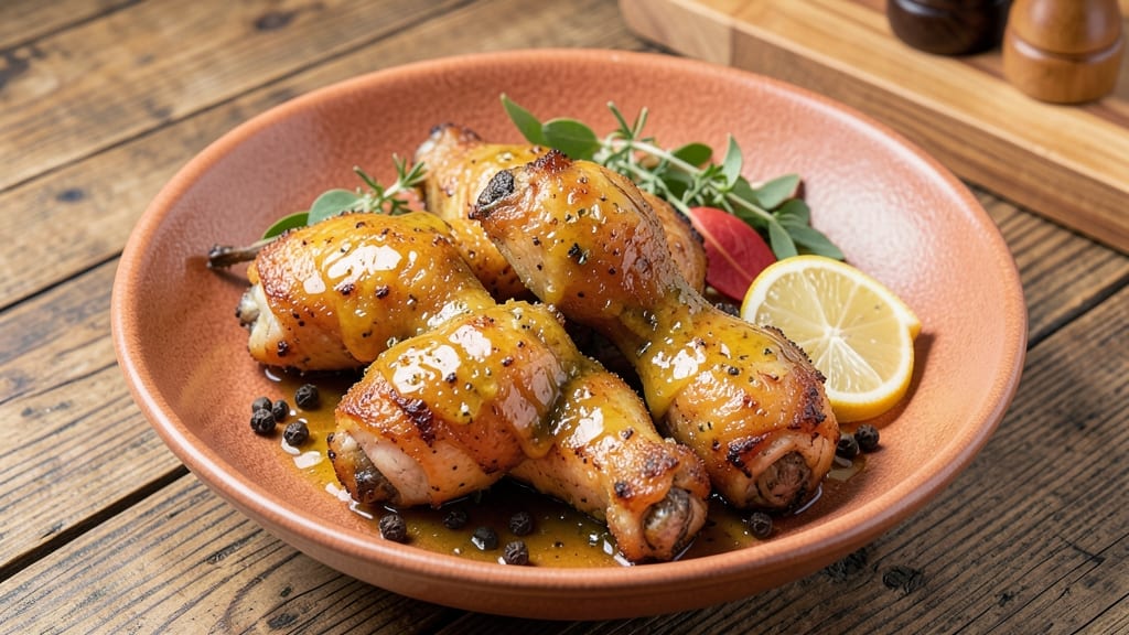 Baked Lemon Pepper Chicken Drumsticks Recipe: Crispy Skin, Juicy Meat in 40 Minutes