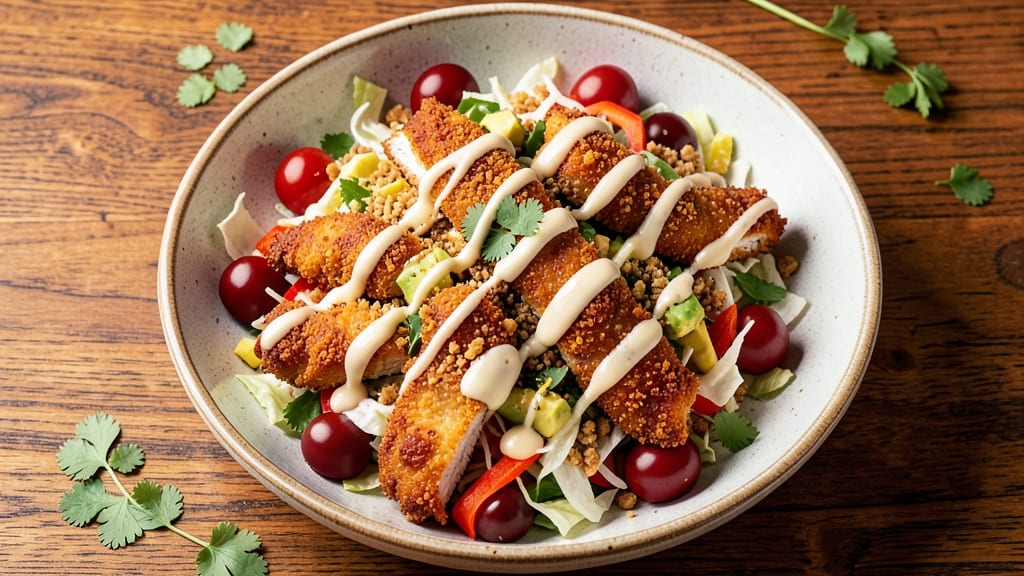 Applebee's Southwest Chicken Salad Recipe: Crispy Tortilla-Crusted Chicken with Zesty Lime Dressing