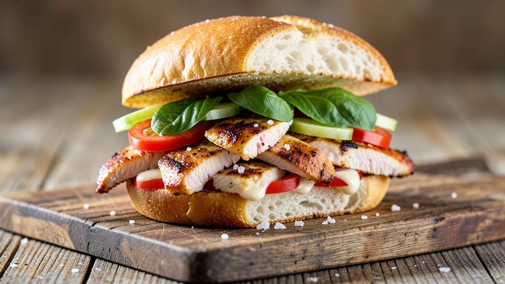 Basil Chicken Salad Sandwich Recipe: Herby Freshness With Crispy Bread Bites