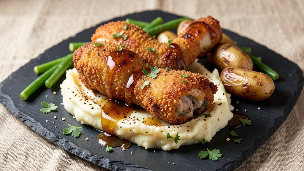 Baked Breaded Chicken Drumsticks Recipe: Air-Crisped Golden Crust With Juicy Meat