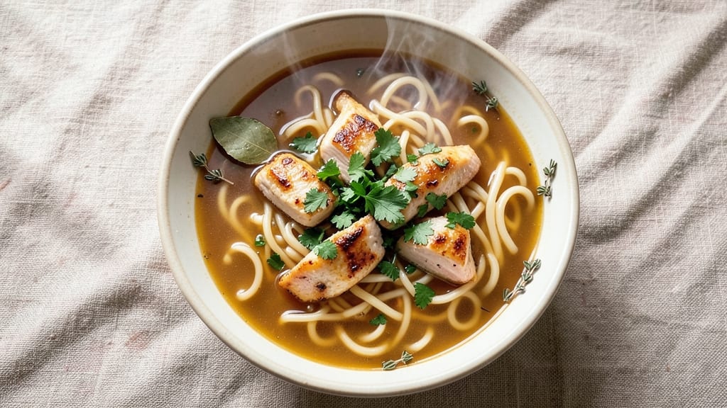 Campbell's Chicken Noodle Soup Copycat Recipe: Herb-Infused Homestyle Warmth