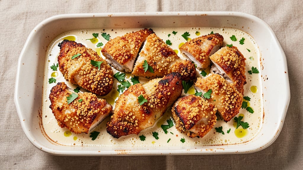 Campbell's Cream of Chicken Baked Chicken Recipe: One-Pan Creamy Crisp-Top Masterpiece