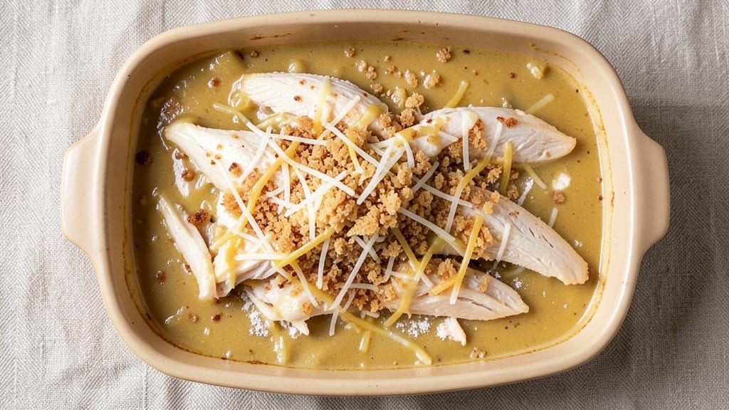 Campbell's Cream of Chicken Casserole Recipe: Cheesy Crisp Topping Secrets