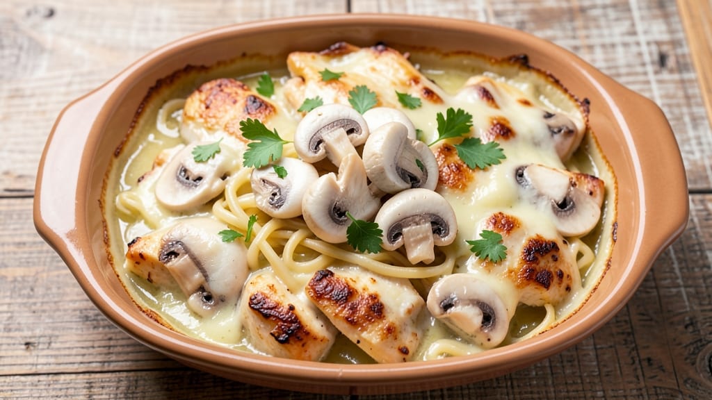 Campbell's Cream of Mushroom Chicken Casserole Recipe: One-Pan Golden Crisp Top