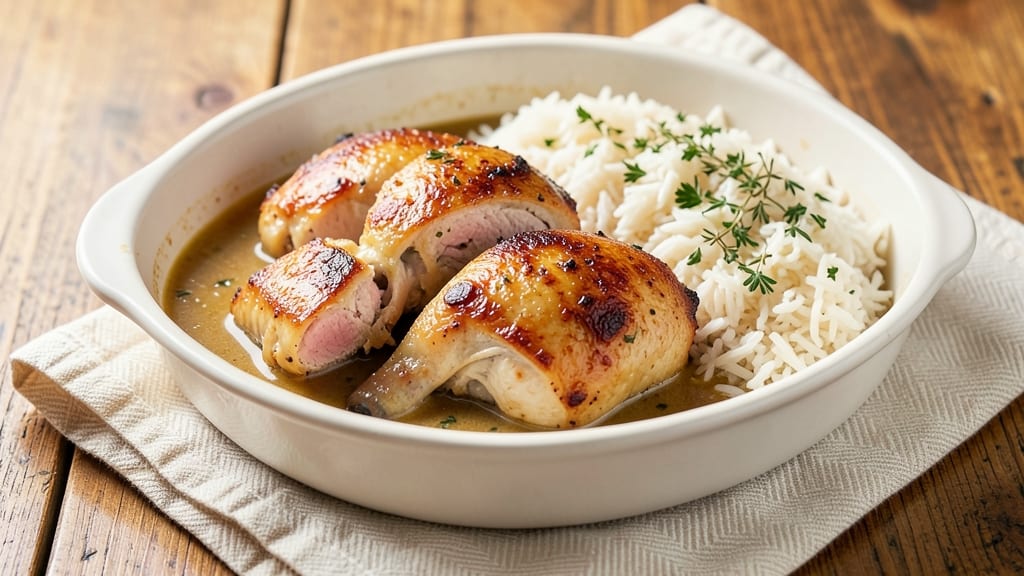 Campbell's Supper Bakes Herb Chicken With Rice Copycat Recipe: One-Pan Creamy Herb Magic