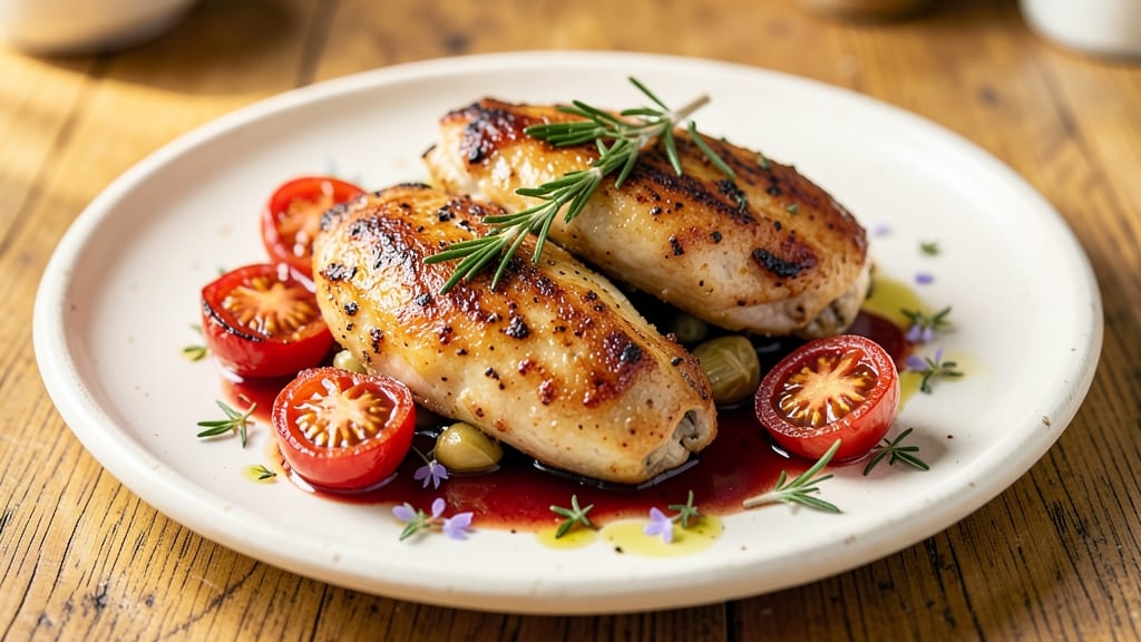 Baked Tomato Chicken Thigh Recipe: Juicy, Charred Edges With Herbed Tomato Glaze
