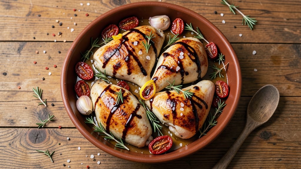 Baked Chicken With Sun-Dried Tomatoes Recipe: Umami-Packed Bites in One Pan