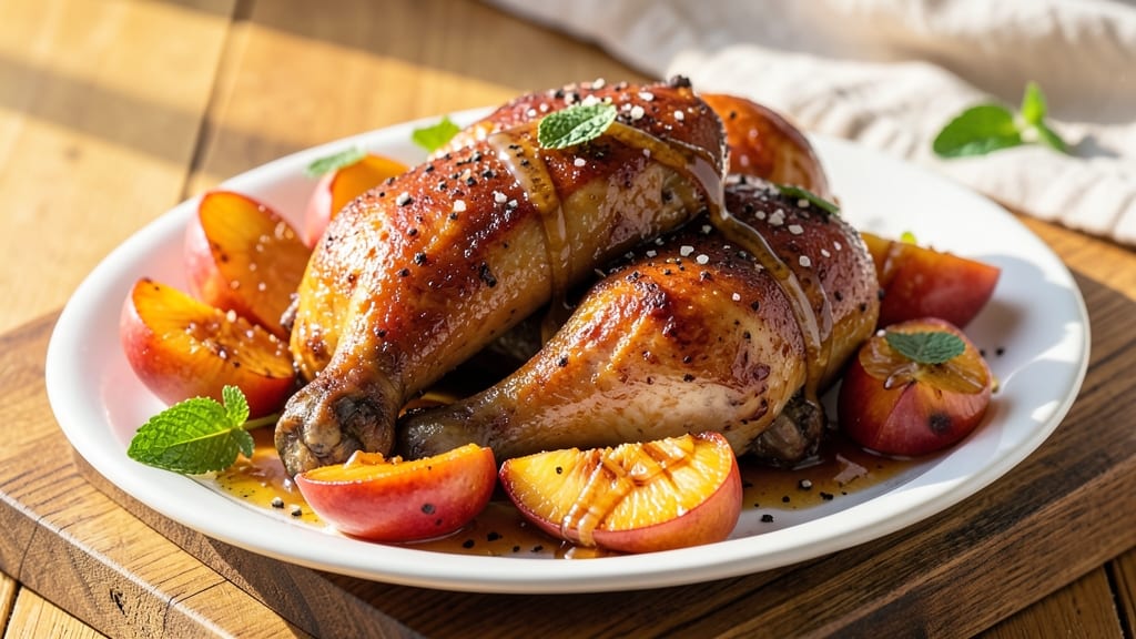 Baked Chicken With Canned Peaches Recipe: Sweet-Tart Glaze That Caramelizes to Sticky Perfection