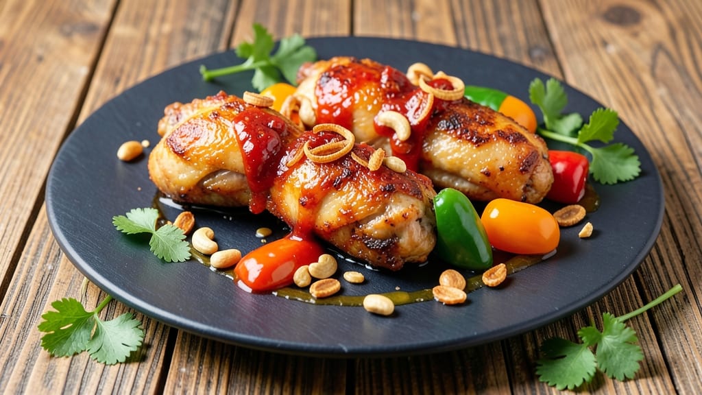 Baked Kung Pao Chicken Recipe: Crispy Crust and Spicy-Sweet Harmony