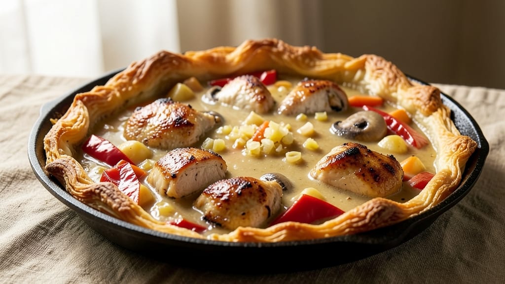 America's Test Kitchen Cast Iron Chicken Pot Pie Recipe: Dutch Oven Crust With Nutty Streusel Magic