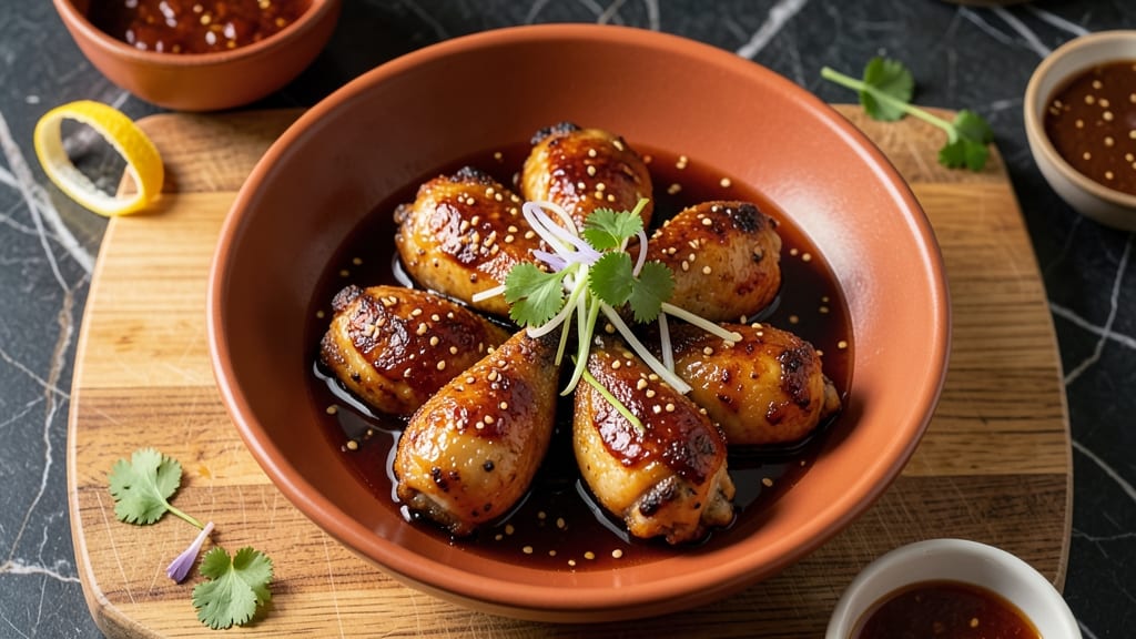 Baked Hoisin Chicken Thighs Recipe: Sticky-Sweet Glaze With Caramelized Edges