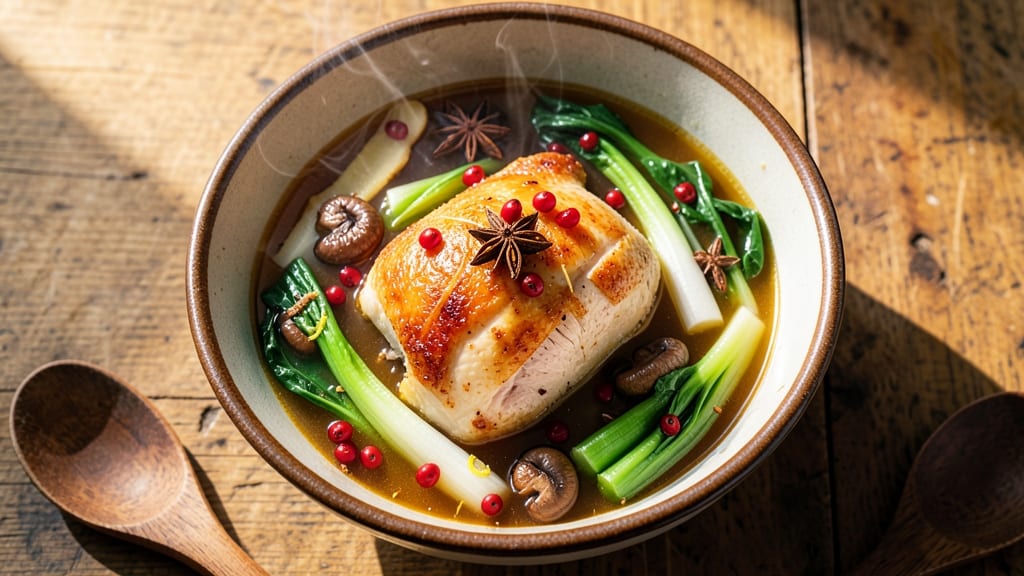 Authentic Chinese Chicken Soup Recipe: Star-Anise Infused Warmth for Cold Days