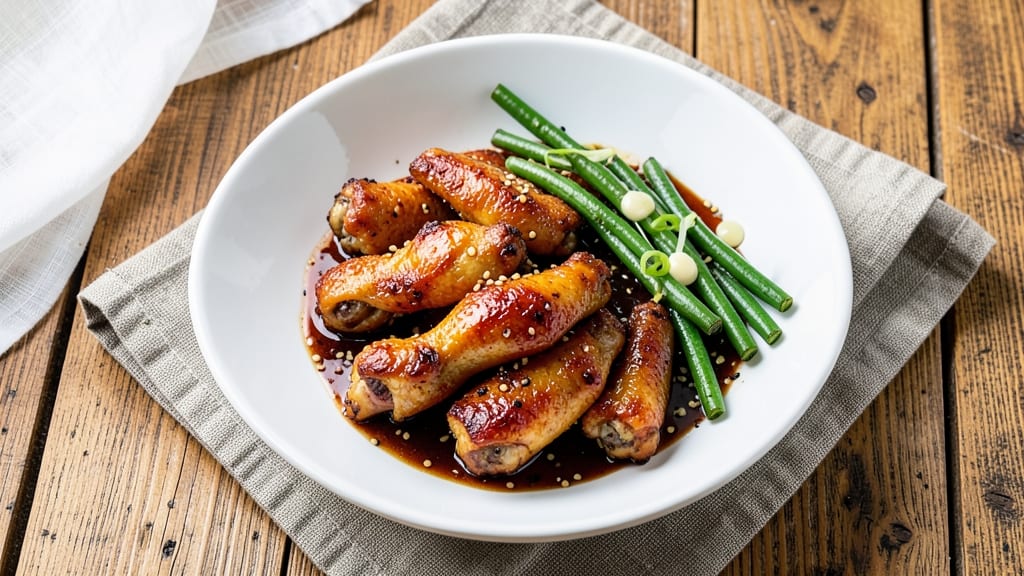 Gordon Ramsay Chicken Wings and Green Beans Recipe: Crispy Wings With Garlicky Green Beans in 30 Minutes