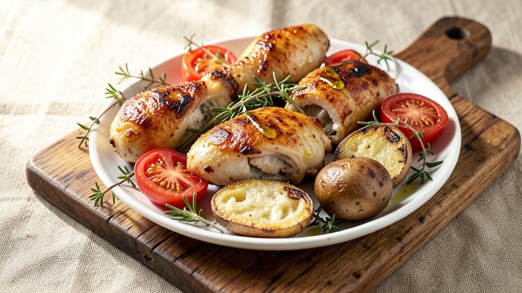 Jamie Oliver's Chicken, Potatoes, and Tomatoes Recipe: One-Pan Herb-Kissed Harmony